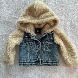GAP Blue and Cream Kids Jacket
